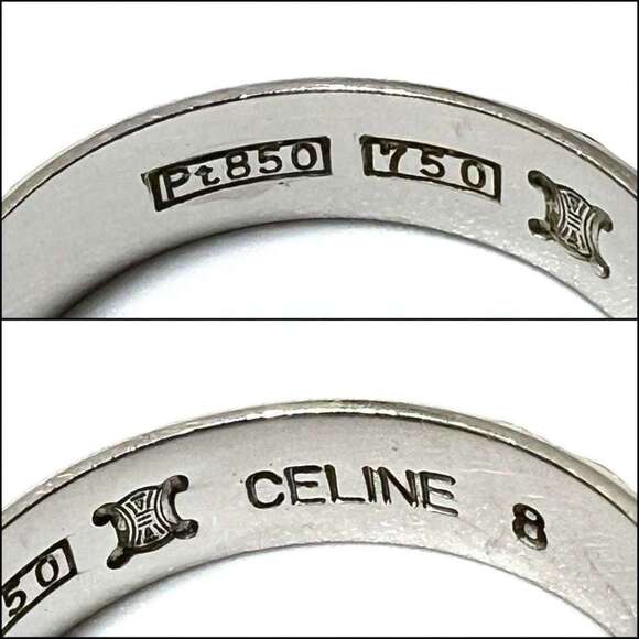 CELINE 18k Yellow Gold Ring - Picture 8 of 10